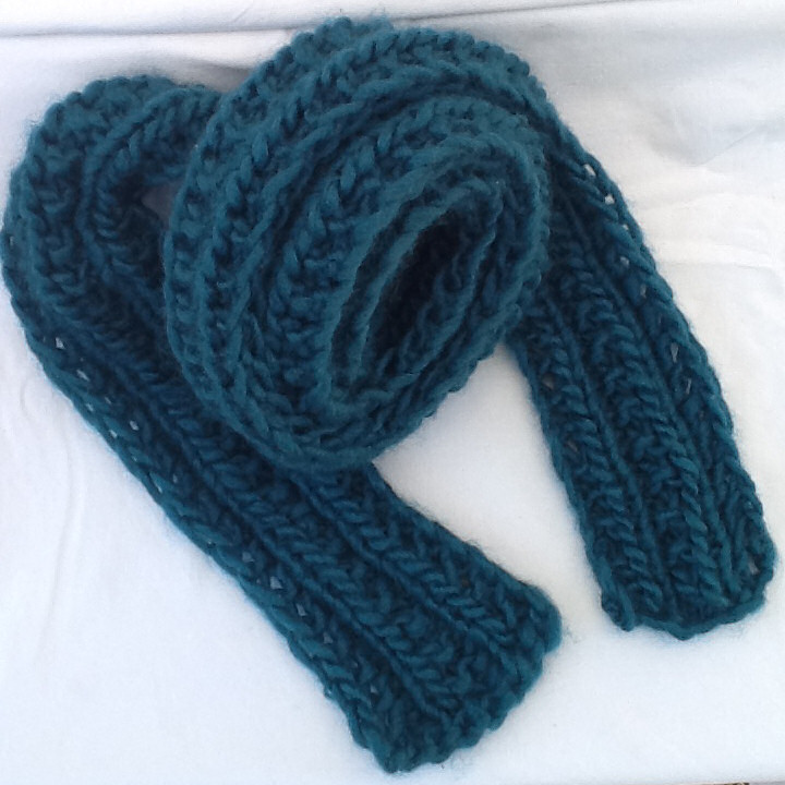 Farrow rib chunky scarf – Morgan's Handiwork