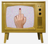 [television finger]