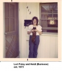 1973-ish: Lori with Heidi
