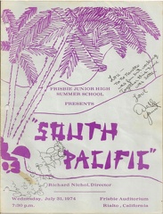 1974-07-31: South-Pacific program (1)